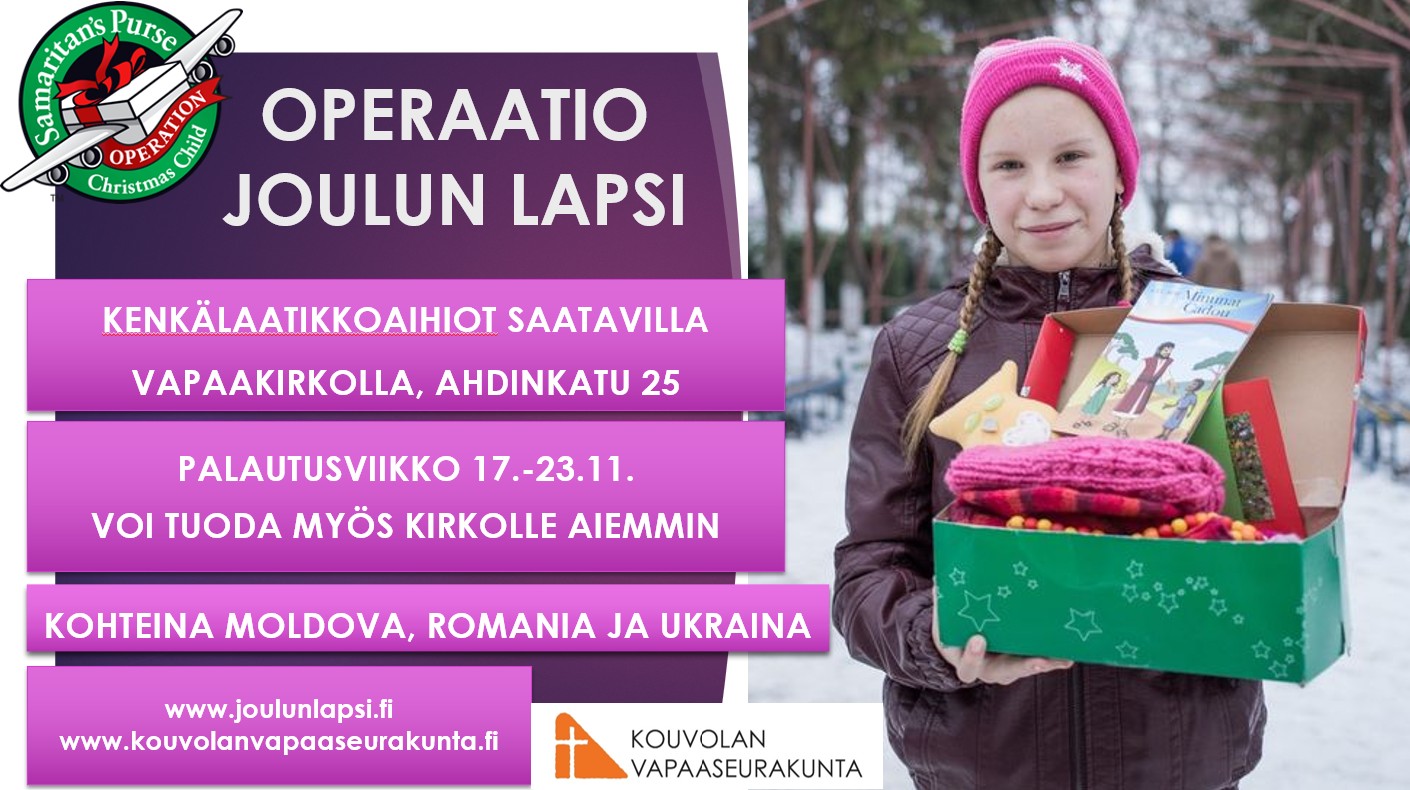 Joulunlapsi keräys 2025