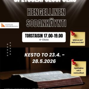 Hengellinen sodankäynti 4.osaa – Opetuslapseus polku